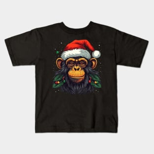 Monkey Christmas Kids T-Shirt